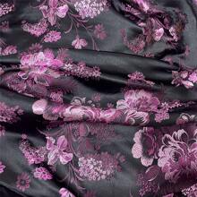 1 Piece Of High-Quality Brocade Fabric, Decorated With Peony Pattern Jacquard Fabric, Cushion, Throw Pillow, Table Flag, Brocade Silk Fabric