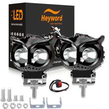 Heyword Heyword The Two-Color Motorcycle Headlight Features An Owl Design With Four Modes Of Auxiliary Spotlights, Motorcycle Scooter Fog Lights, And Driving Lights