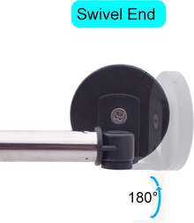 YYST Type A 16 -39.5 Magnetic Curtain Rod For Metal Door,Magnetic Window Café Curtain Rod, French Door Curtain Rods Magnetic Sash Rod W Magnets (Black -1) Back To School - Black -1 - View 6