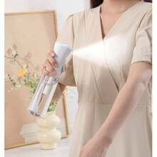 1pc High Pressure Continuous Spray Bottle, 200ml/300ml/500ml Plastic White/Black Refillable Bottle, Suitable For Festive Makeup, Beauty, Hair Care, Skin Care, Moisturizing, Gardening, Pet Care Disinfection And Various Liquids,Back To School,Travel Holiday Essentials,Hair Accessories For Women