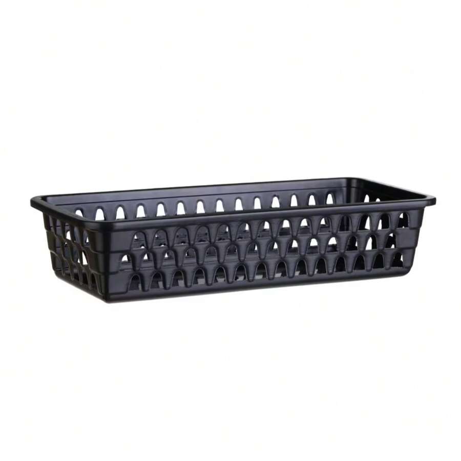 Kit 5 Multipurpose Laundry Organizer Baskets Black 28x12x6 - màu đen - Xem 1