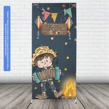 Roman Side Panel Easy To Wear 0.90m X 2.20m June Festival - PLFJN0005 - View 2