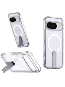 1个磁吸式手机壳，兼容Pixel 9A/9/9 Pro/Pixel 9 Pro XL/10/10 Pro/10 Pro XL，半透明背板，防震、防水、防摔、防刮擦 - 白色 - 查看 2