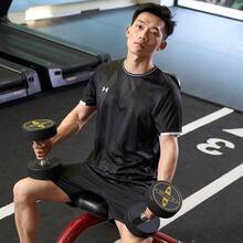 T-shirt a maniche corte unisex Under Armour, allenamento di calcio, corsa, fitness, traspirante, nuova collezione primavera/estate 2025 25500522-001