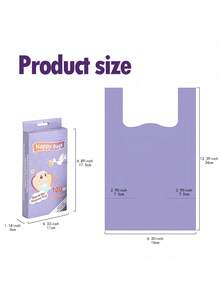 100pcs/200pcs Per Box Baby Diaper Disposal Bags, Easy To Handle Babies' Diaper - Multicolor - View 6