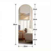 4pcs 30x24cm Full Body Wall Mirrors Large Full Length Mirror Acrylic Mirror - Variant - View 3