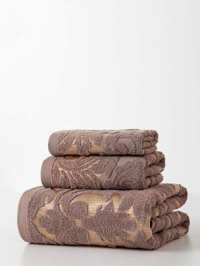 1 chiếc khăn tắm mỏng nhẹ, màu nâu, họa tiết hoa văn jacquard tối giản, hình chữ nhật 70*140cm dành cho người lớn khi bơi lội hoặc dùng làm khăn tay/khăn quàng cổ 34*74cm, thấm hút nhanh, mềm mại, thích hợp cho phòng tắm, nhà bếp, du lịch, làm quà tặng, phòng tập thể dục, bãi biển, khách sạn, salon. Khăn tắm dùng cho thẩm mỹ viện, khách sạn, thể thao, đồ dùng thiết yếu tại nhà, khăn tắm, khăn chăm sóc da.