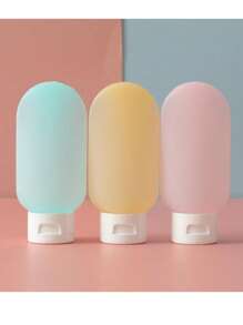 4Pcs Portable 60ml Water Emulsion Separate Bottle Travel Bottles Leak-Proof Refillable Lotion Containers Travel Essentials Travel Accessories Travel Must Haves Beach Vacation Summer Holiday School Accessories Back To School Supplies Stuff