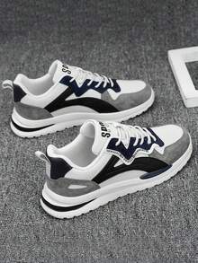 Men Sneakers - Black and White - View 2