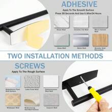 2Pack Hat Organizer For Baseball Hat Racks For Wall Hat Hanger Closet Space Saving Holder Hat Storage Drilling & Self Adhesive Hat Hooks For Wall Closet Door Office Bedroom (Black)