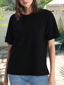 Camiseta de manga corta RBG para mujer - La resistencia se convierte en deber - Ruth Bader Ginsburg Regalo feminista Activismo político Camiseta de justicia social - Negro - Ver 2
