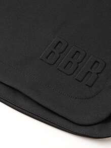 Pantalones cortos de verano tipo casual y deportivo para adolescentes, con cintura elástica y cordón, en diseño minimalista de unicolor con estampado de letras