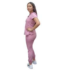 SLIM JOGGER CONJUNTO MEDICO - Rosa vieja - Ver 2
