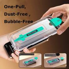 Yezodawee 1片磨砂防窥屏保护膜，含自安装工具包，兼容 16 Pro Max/15 Pro/15/14 Pro Max/14/XS Max，9H钢化玻璃防窥屏保护膜，防刮花，防指纹，兼容手机壳，兼容动态岛，全屏覆盖，生日礼物，送给家人朋友，防窥，手机屏幕保护膜，手机配件，防水，防震，防摔 - 1pc Matte - 查看 3