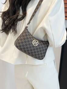 Mini Crocodile Fashion Shoulder Bag Women's Bag - Coffee - View 4