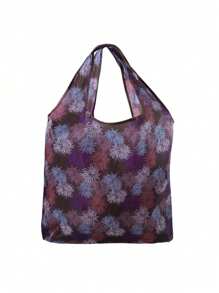 قطعة واحدة حقيبة بقالة كبيرة قابلة للطي، حقيبة شاطئ قابلة للغسيل، حقيبة بوليستر قابلة للتمزق، مستلزمات مطبخ، أدوات تخزين المطبخ، ديكور الغرفة، مناسبة للمطبخ والمطعم والحفلات والتخييم والتجمعات، هدية لأصدقائك وعائلتك