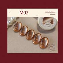 PERFEKTE FARBE Katzenaugen Gel Nagellack, 58 Farben, Weihnachts-Vampir-Katzenaugen Glitzer Gel Lack Set Rot Gold Glasperle Keramik Magnetischer Gel Lack Set, Kristall Schimmer Braun Gold Farben Nagel Gel Soak Off LED Nail Art Maniküre Salon DIY Geschenke