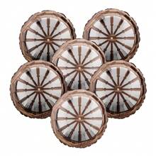 7pcs Western Cowboy Theme Horse Carriage Wheel Aluminum Foil Balloon Set, Irregular Brown Horse & Carriage Wheel Aluminum Foil Balloons, Suitable For Birthday Party, Theme Party, Anniversary, Equestrian Race, Retro, Outdoor Events, Holidays Decoration