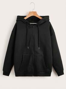 Women Sweatshirts - Black - View 1