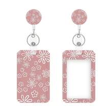 1 pieza Soporte para identificación con carrete retráctil, clip para tarjeta de identificación, tarjeta de trabajo para enfermera, maestro, estudiante, oficina, mujer y hombre