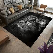 A Large Area Rug/Outdoor Rug, New 2025 Edition, Featuring Personalized Motorcycle Patterns With An Industrial Style. This Luxurious Area Rug Complements Various Home Decors, Is Premium Machine-Washable, And Made With High-Density Material And Non-Slip Bottom Particles For Fade Resistance. Modern And Versatile, It Suits Bedrooms, Living Rooms - Multicolor - View 17