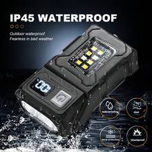 KENSUN 1pc Ultra Bright High Power Mini LED COB Flashlight, Dual Light Source, Type-C Rechargeable Multi-Function EDC Camping Emergency Light - As Shown In the Figure - View 11