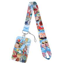 Disney 1pc Disney Keychain, Phone Lanyard With Monsters University, Peter Pan Design, Suitable For Backpacks, Bags, And Clothes, Perfect Gift For Friends Car Accessories Bag Charm School