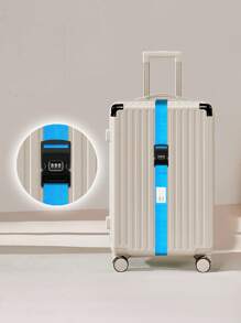 4pcs Personalized Embroidered Luggage Straps, Travel Suitcase Password Lock Security Strap, Multi-Color Fashion Versatile Packing Belt, Thick & Durable Anti-Burst Luggage Binding Strap, Securely Fixes Checked Luggage, Suitable For Travel, Gifts For Family, Friends, Holidays Like Mother's Day, Teacher's Day, Valentine's Day, Christmas, Father's Day, Birthdays