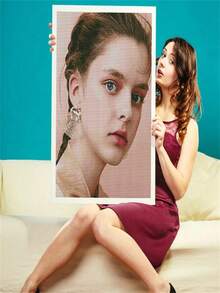 Customized 5D Diamond Painting Set Valentine's Day, Mother's Day, Birthdays, Graduations, Weddings, And Housewarmings | Suitable For Living Rooms, Bedrooms, Offices, Tea Rooms, Home Decor, And Children's Art Activities. - Multicolor - View 3