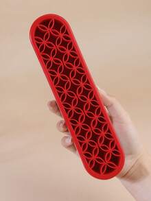 1pc Silicone Makeup Organizer Holder, Lipstick Rack, Brush Drying Rack - Multicolor - View 6