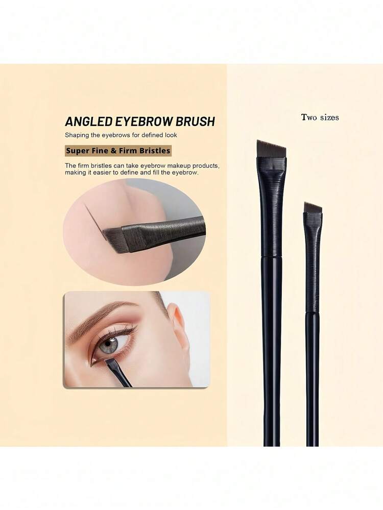 مجموعة فرش مكياج للعين الدقيقة 5/7 قطع | فرشاة خط العين المنحنية والمائلة، فرش الحواجب ذات المقبض الطويل والتصميم القابل للعكس - شعيرات اصطناعية ناعمة للبشرة الحساسة/الجافة (درجة احترافية)، مجموعة فرش، طقم فرش مكياج، طقم مكياج كامل، مجموعة فرش مكياج، طقم مكياج كامل، طقم فرش، مجموعة فرش مكياج، طقم هدايا مكياج - متعدد الألوان - مشاهدة 4