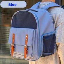 1pc Large Cat Carrier Backpack, Breathable Portable Pet Carrier Backpack For Cats And Dogs - Multicolor - View 8