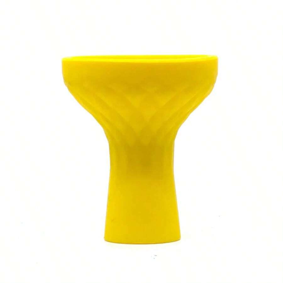 Hookah Bowl - Anataolian Silicone Phunnel Bowl With 7 Holes - Shisha Bowl Multi Color - Right Replacement For Clay&Ceramic Bowls 3.5" Tall - Yellow - View 1