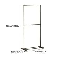 Perchero vertical para el hogar de color crema, soporte para colgar ropa de estilo nórdico multifuncional para el balcón, sencillo para apartamentos de alquiler