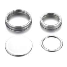 10/20PCS Canning Lids Leak-Proof Split-Type Regular/Wide Mouth Mason Jar Lids Tinplate Jar Caps Storage Bands