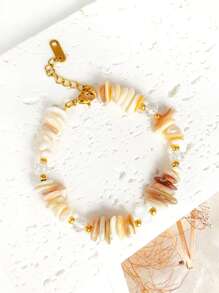 1pc Colorful Women's Natural Stone Bracelet