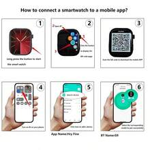 SIMSONLAB Reloj inteligente para hombres con correa de silicona 2025, marcación/respuesta de llamadas, contador de pasos/calorías, múltiples modos deportivos, notificación de llamadas/mensajes entrantes, pantalla táctil completa, regalo elegante - Multicolor - Ver 2