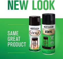 Rust-Oleum 1911830 Vinyl Spray, 11 Oz, White - Black - View 2