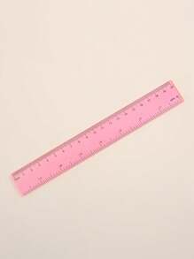 Righello in plastica trasparente, righello stazionario creativo, strumento di misurazione per studenti, righello colorato, forniture scolastiche, ritorno a scuola