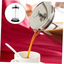 1 Stück 350ML/600ML/800ML/1000ML Französische Presse Kaffee Kolben Set aus Edelstahl, Kaltbrüh Kaffee Zubereiter Presse Topf, Haushalts Milchaufschäumer, elegantes Design, Edelstahl Set Kaltbrüh Kaffee Zubereiter Presse Topf, Haushalts Milchaufschäumer, elegantes Design, Edelstahl Set Kaltbrüh Kaffee Zubereiter Presse Topf, Haushalts Milchaufschäumer, elegantes Design, Schulanfang