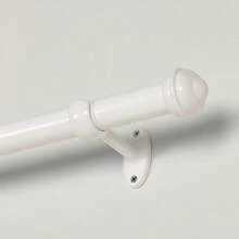 Curtain Rod Kit 2.00 Meters 19mm - Various Colors - White - View 1