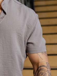 Men Shirts - Grey - View 5