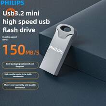 PHILIPS 21UA-A Unità flash USB da 128GB 3.2 ad alta velocità, adatta per computer PC e laptop, dispositivo di archiviazione USB ad alta velocità