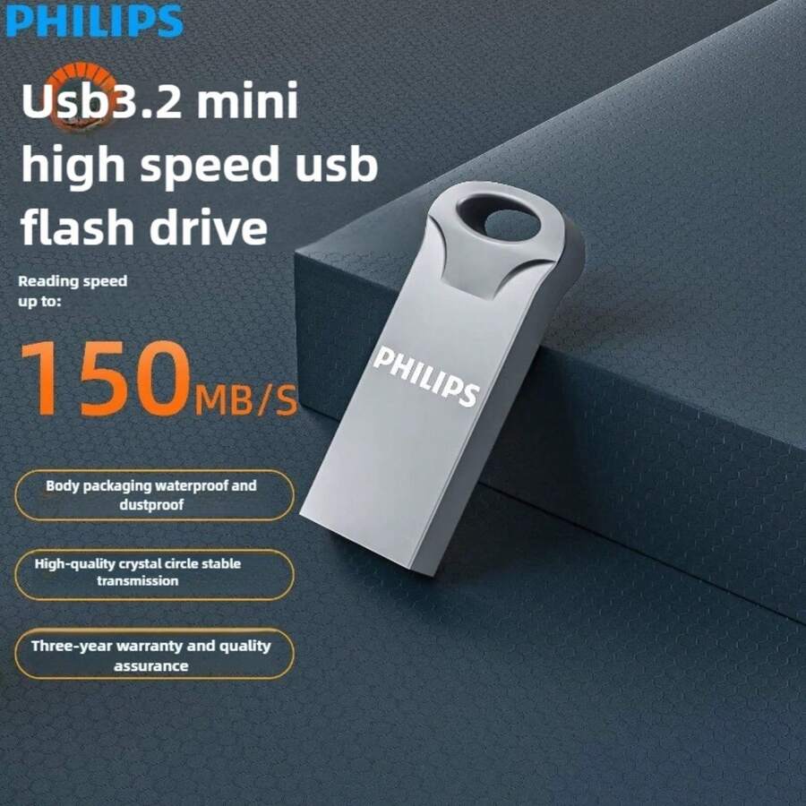 PHILIPS 21UA-A Unità flash USB da 128GB 3.2 ad alta velocità, adatta per computer PC e laptop, dispositivo di archiviazione USB ad alta velocità