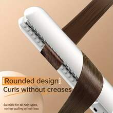 Two-In-One Hair Straightener And Curler, USB Powered Mini Styler, Dual Use, Anti-Scalding, Portable Travel - Multicolor - View 5