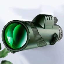Telescopio Monocular potente, binoculares con Zoom HD de 80x100, visión nocturna de largo alcance, Spyglass para acampar al aire libre, observación de aves, 1 pieza