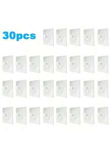 50/5pcs Transparent Wall Mounted Clothes Hangers, Self-Adhesive High Load Bearing Hooks, Suitable For Kitchen, Bathroom, Practical Clothes Rack, Adhesive Hooks, Towel Rack, Bedroom Wall Decor, Clothes Hanger, Hooks, Rack, Back To School, Shelf, Organization And Storage, Key Holder, Wall Key Holder, Key Hanger, Sticker Hooks, Door Hanger, Bedroom Room Decor, Kitchen Accessories - Transparent - View 11
