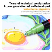 240 colores de marcadores acrílicos de punta fina con sistema de presión, para aprender pintura profesional, dibujo, ganchillo y marcado de bordes. Bolígrafos para dibujo de líneas de 0.7-1.0mm, impermeables y apilables. Graffiti DIY, colorear en vidrio/piedra/zapatos/plástico, excelente para volver al colegio