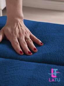 Blanket Duvet Quilt And Blanket Double Queen Size Double Sided Blanket And Sherpa Sheepskin - Blue Blanket - View 3