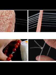 100m Strong Elastic Crystal Beading Thread Cord Jewelry Making Necklace Bracelet DIY Beads String Stretchable Thickness 0.5-1mm - Multicolor - View 4